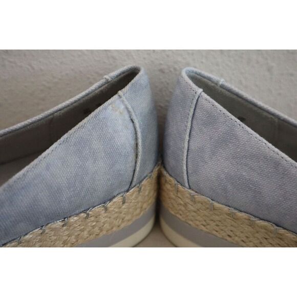 Dr. Scholl's Women's Sz 9M Blue Dawn Canvas Discovery Espadrille Loafers - Picture 7 of 12